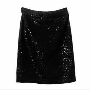 Calvin Klein Sequin Bouclé Straight Skirt